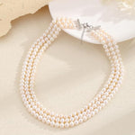 Load image into Gallery viewer, Triple Strand Pearl Necklace Bundle