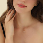 Load image into Gallery viewer, AAA+ Quality Hope Gold Freshwater Pearl Pendant Necklace