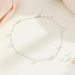 Load image into Gallery viewer, AAA+ Quality Freshwater Pearl Necklace for Women with 925 Sterling Silver Chain