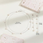 Load image into Gallery viewer, Pearl Vibe AAA+ Quality Pearls Neclace Pearl Earrings Jewelry Set with 925 Sterling Silver