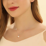 Load image into Gallery viewer, AAA+ Quality Freshwater Pearl Pendants - 2 Pendants ( Golden and 925 Sterling Silver Chains)