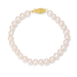 Load image into Gallery viewer, AAA Quality Single Strand Golden Freshwater Pearl Bracelet for Women