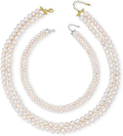 Double Strand Pearl Necklace Bundle