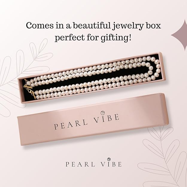 Double Strand Pearl Necklace Bundle