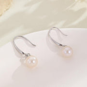 drop pearl earrings