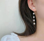 drop pearl earrings