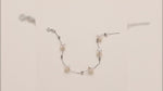 Load and play video in Gallery viewer, silver chain bracelet 

