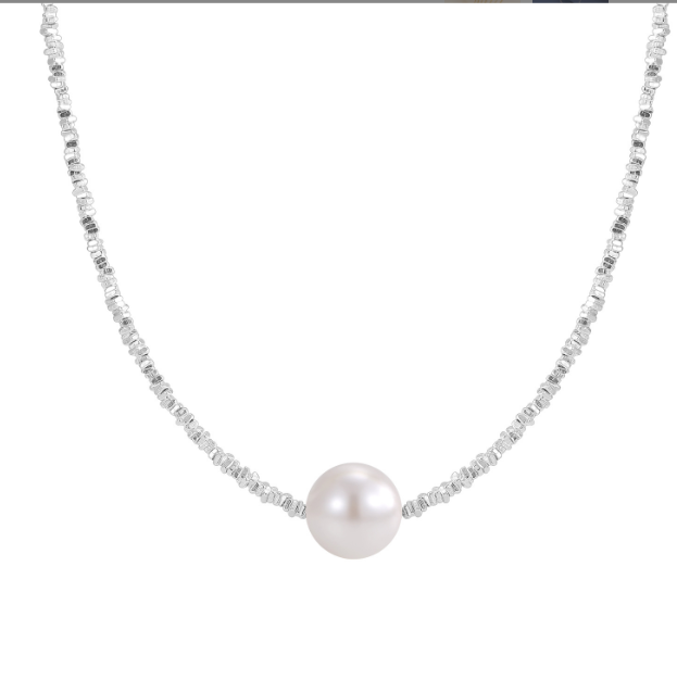AAA+ Quality White Pearl Necklace